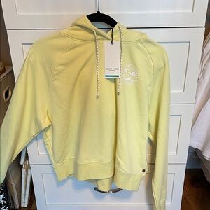 Scotch & Soda Light Yellow Logo Hoodie